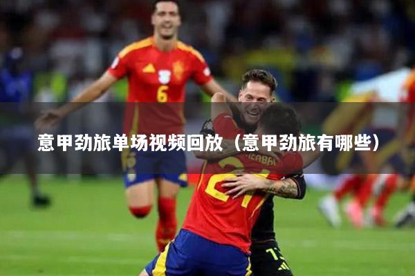 意甲劲旅单场视频回放（意甲劲旅有哪些）